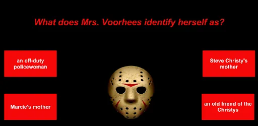 Jason Voorhees Quiz Challenge | เกม | XWorld