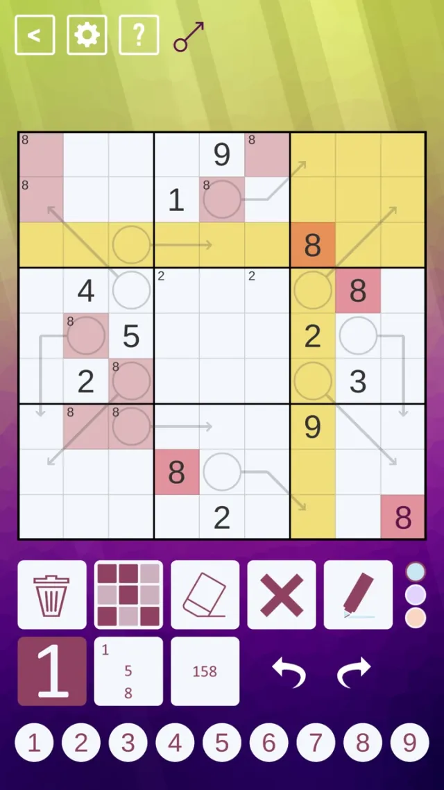 Arrow Sudoku | Games | XWorld