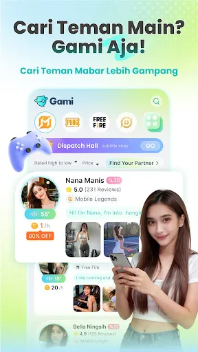 Gami-Teman Mabar & Voice Party | Permainan | XWorld