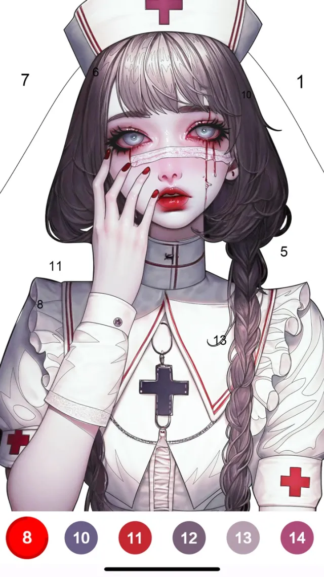 Dark Color: Pintar por número | 游戏 | XWorld