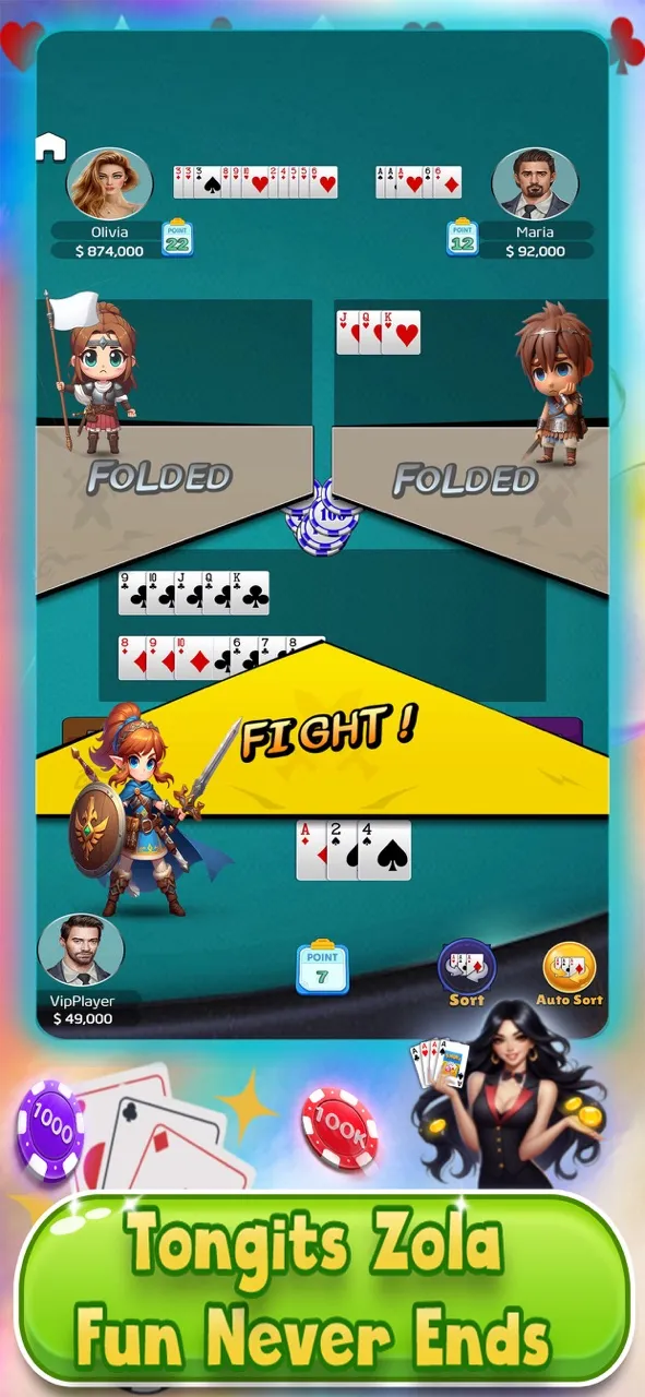 Tongits Offline Zola | Games | XWorld