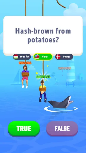 True or False: Shark game | 游戏 | XWorld