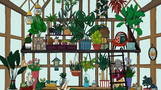 Jardín de la casa de Lulu | juego | XWorld