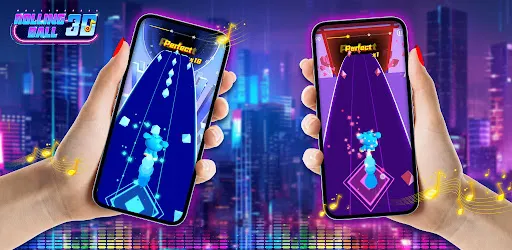 Cyber Rolling Music Ball Game | Permainan | XWorld