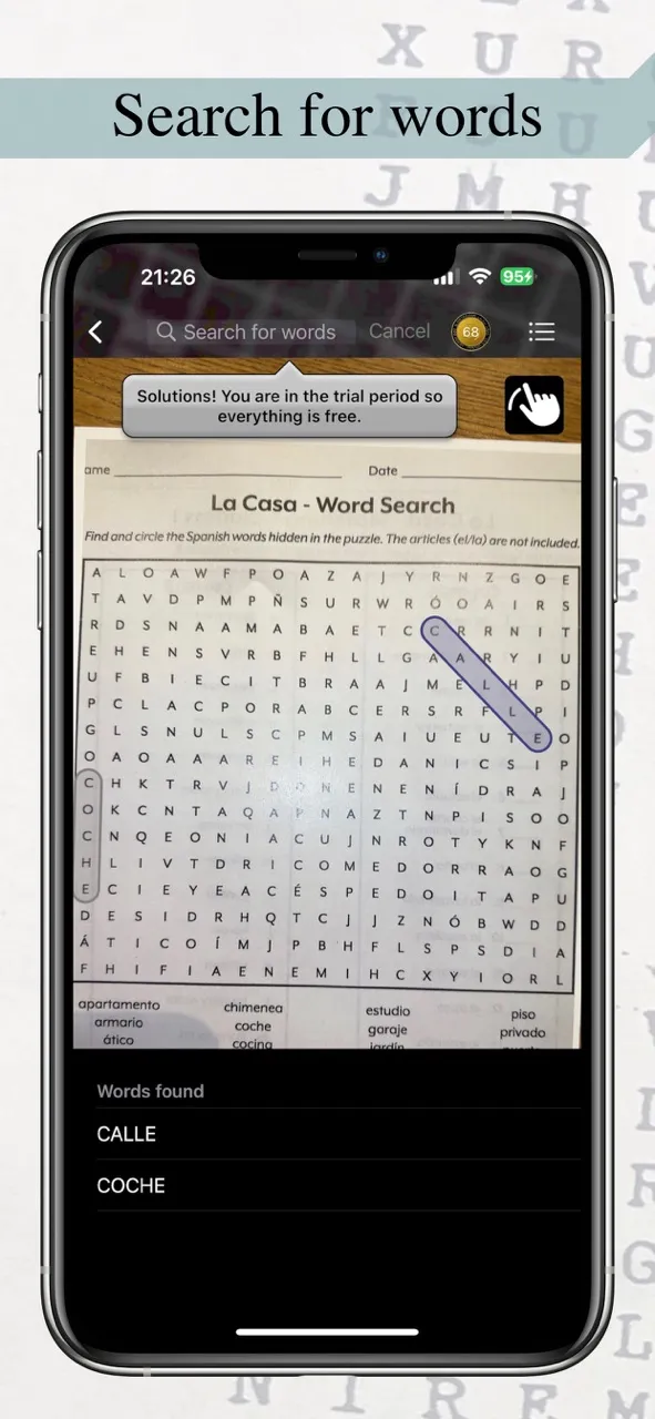 Word Search Scanner and Solver | เกม | XWorld