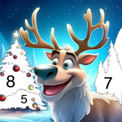 XWorld | Christmas Color by Number Game