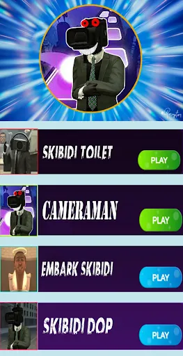 Tiles Hop: Skibidi Vs tv man | Permainan | XWorld