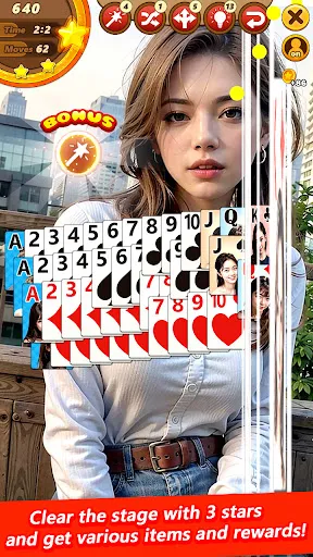 Girl Solitaire :Model Klondike | Games | XWorld