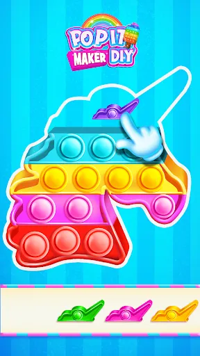 Pop It 3D Fidget Toy Maker | Permainan | XWorld