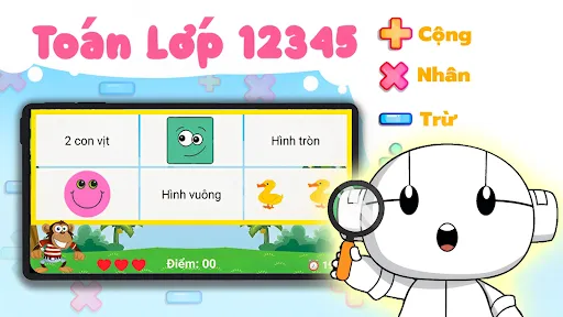 Toán Lớp 1 2 3 4 5 | Games | XWorld