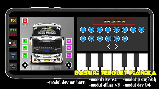 Bus Telolet Basuri Pianika V24 | Permainan | XWorld