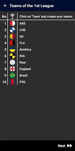 Football League Table Creator | Games | XWorld Football League Table Creator | Games | XWorld