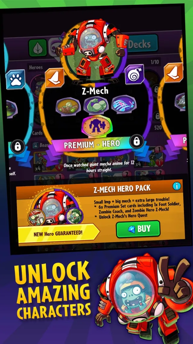 Plants vs. Zombies™ Heroes | Permainan | XWorld