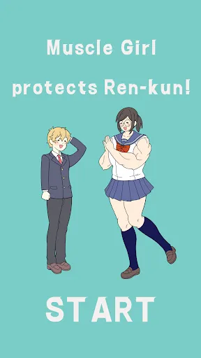 Muscle Girl protects Ren-kun! | เกม | XWorld