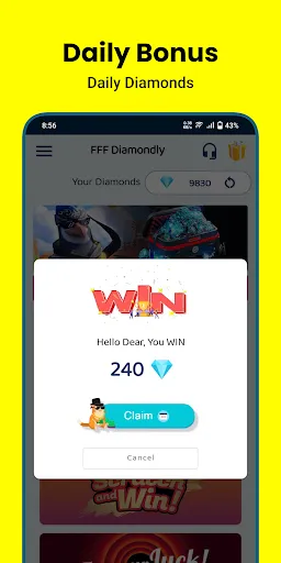 Diamondly: Play Win FFDiamonds | Permainan | XWorld