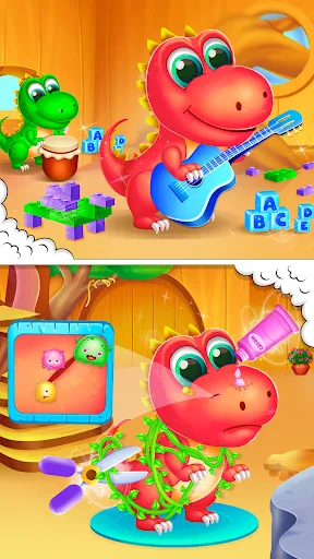 Jogo de cuidar do bebê dino | Jogos | XWorld