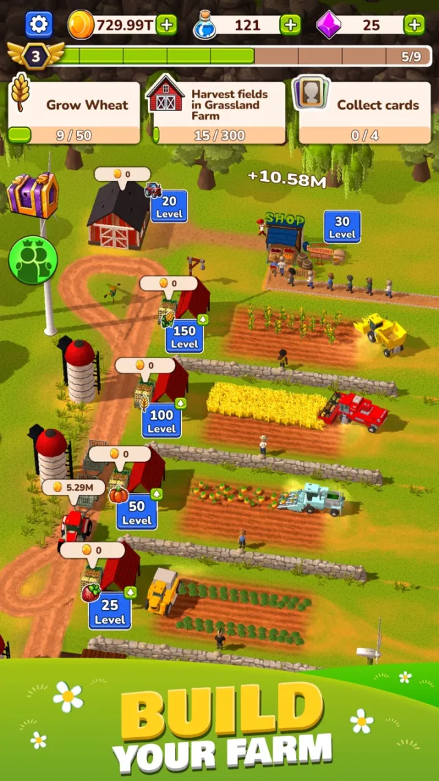 Idle Farm: Farming Simulator | 游戏 | XWorld