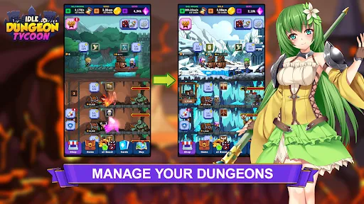 Idle Dungeon Tycoon | Permainan | XWorld