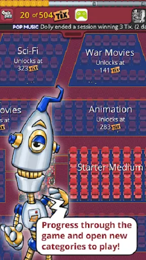QuizTix: Movies Quiz | 游戏 | XWorld
