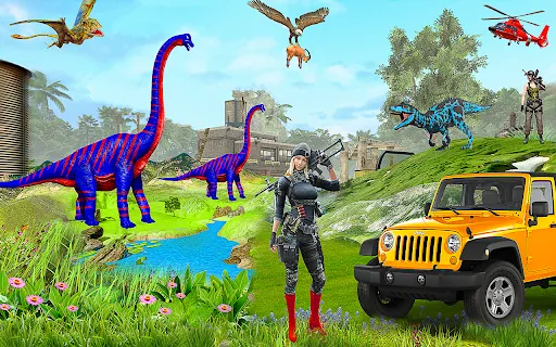 Dino Family 3D Hunting Games | 游戏 | XWorld