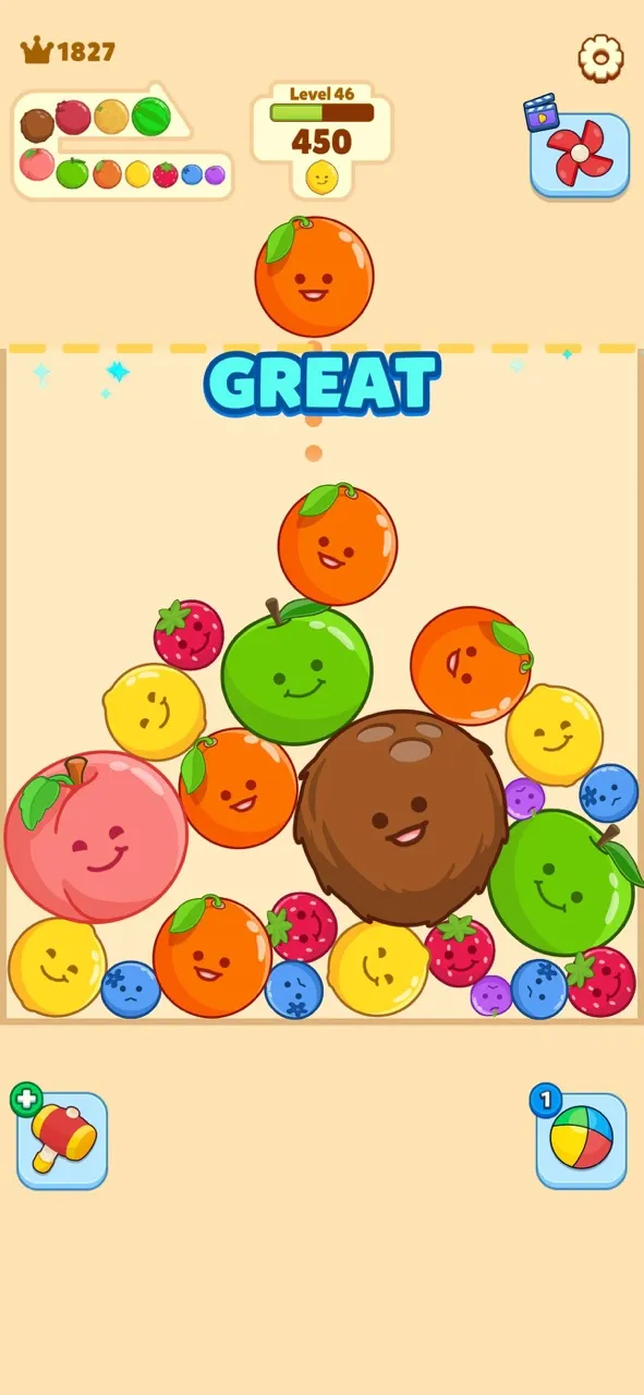 Fruit Merge-Juicy Melon Puzzle | 游戏 | XWorld