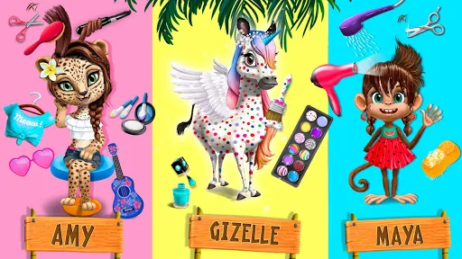 Jungle Animal Hair Salon 2 | juego | XWorld