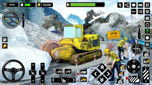 Snow Offroad Construction Game | Games | XWorld