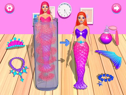 Color Reveal Mermaid Games | Games | XWorld