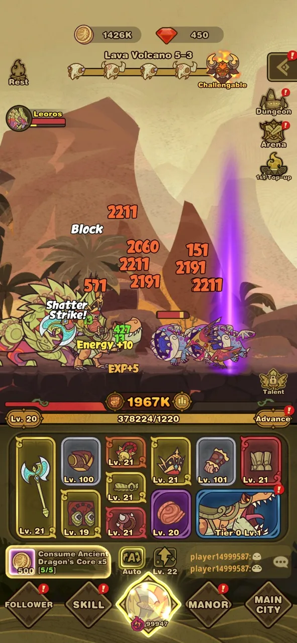 Dino Hero Go | Permainan | XWorld