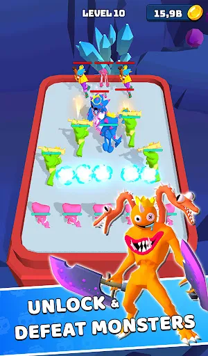 Monster Rampage: Merge Rainbow | Permainan | XWorld