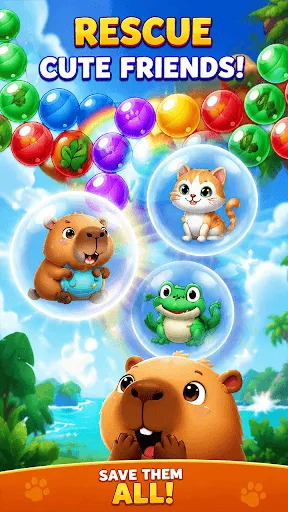 Capybara Bubble Pop | Games | XWorld