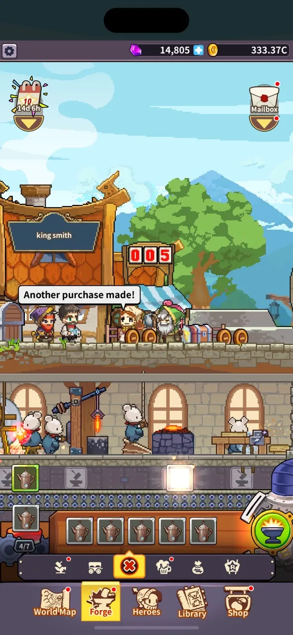 King Smith : Forgemaster Quest | Games | XWorld