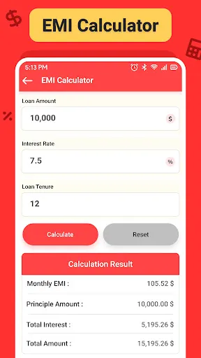 Loan EMI Calculator | เกม | XWorld