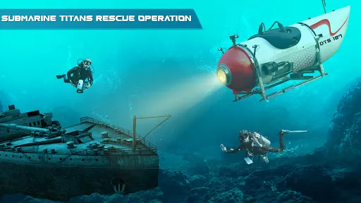 Submarine Titans Rescue Ship | Permainan | XWorld