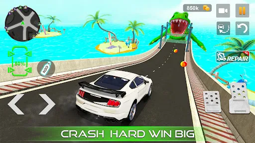 Car Crash Games Mega Car Games | Permainan | XWorld