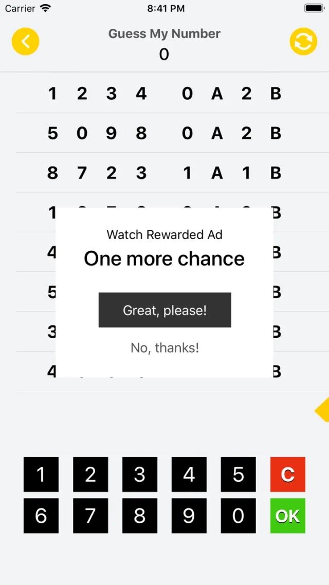Guess Number - 1A2B | Games | XWorld