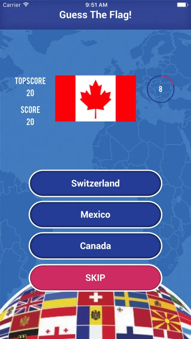 Tebak The Flag Quiz of Country | Permainan | XWorld