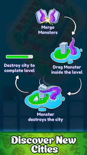 Monster City Merge | Games | XWorld