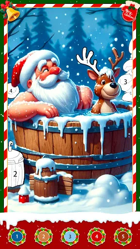 Christmas Santa Coloring Games | Games | XWorld