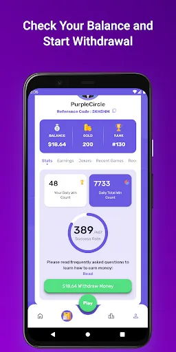 Purple Circle | Play To Earn | เกม | XWorld