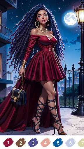 Black Color - Color by Number | Games | XWorld