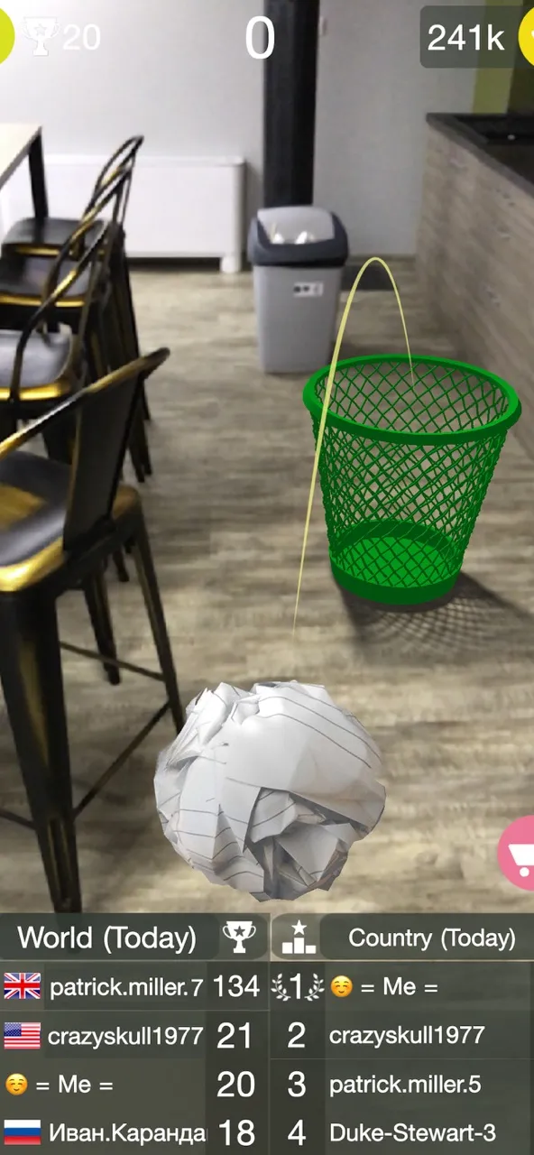 Paper Bin AR: office games | 游戏 | XWorld