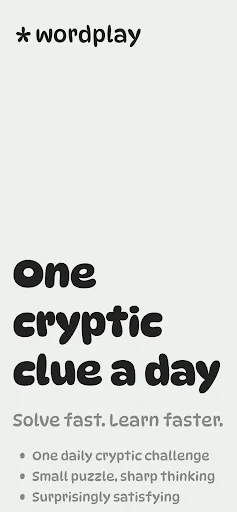 minute cryptic • wordplay | Permainan | XWorld