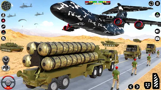 Army Transport Truck Game | juego | XWorld