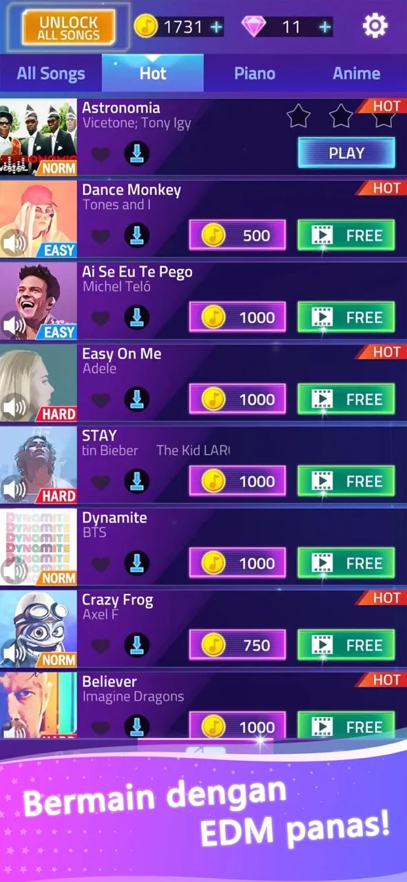 Magic Beat Piano - EDM Tiles | Permainan | XWorld