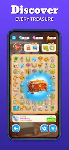 Merge Treasure Hunt－Match game | Permainan | XWorld