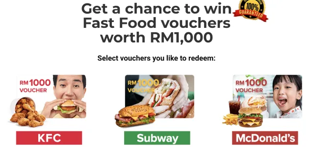 Fast food voucher | Permainan | XWorld