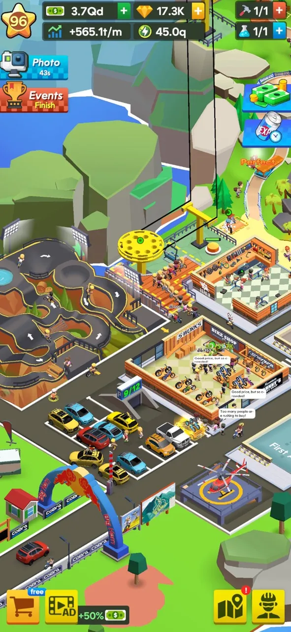 Mountain Bike Park-Tycoon Game | 游戏 | XWorld