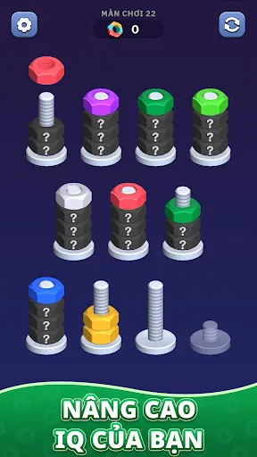 Sắp Xếp Màu Hạt - Câu Đố Vít | Games | XWorld Sắp Xếp Màu Hạt - Câu Đố Vít | Games | XWorld