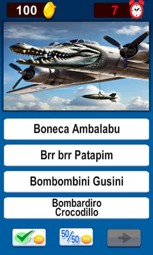 Italian Brainrot Games Quiz | 游戏 | XWorld